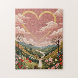 Ein Personalisierter Blick aus dem Herzen eines Mä Puzzle