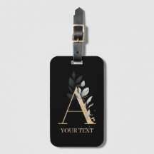 Ein Personalisierter Monogramm-Gepäckträger