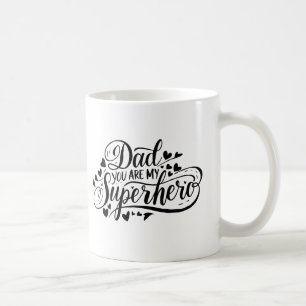 Ein personalisiertes, du bist meine Helden-Vater-T Kaffeetasse