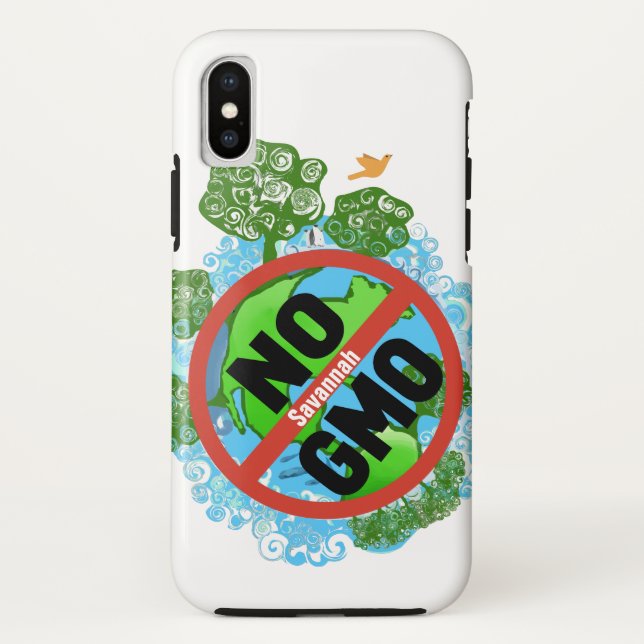 Ein Personalisiertes NO GVO-iPhone 5 Case-Mate iPhone Hülle (Rückseite)