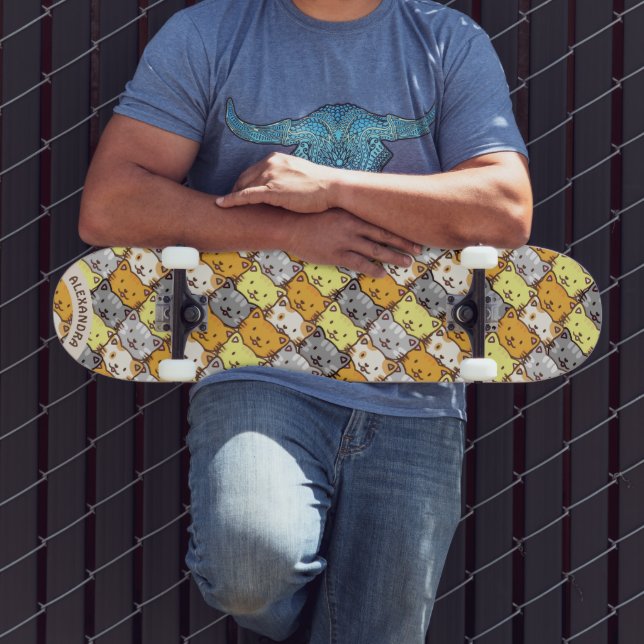 Ein Personalisiertes Skateboard für Katzen (Außenbereich 3)