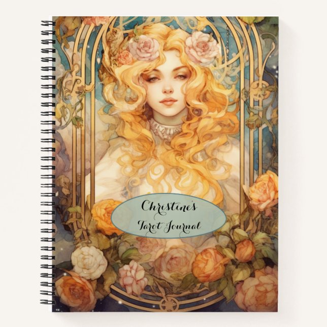 Ein Personalisiertes Tarot Notizbuch (Vorderseite)