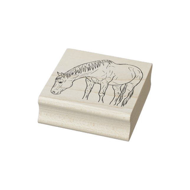 Ein Pferd Gummistempel (Stempel)