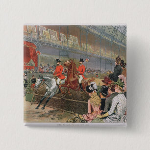 Ein Pferderennen, 1886 Button