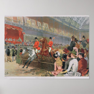 Ein Pferderennen, 1886 Poster