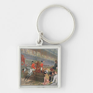Ein Pferderennen, 1886 Schlüsselanhänger