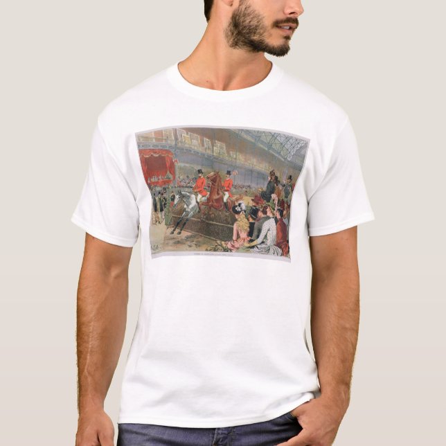 Ein Pferderennen, 1886 T-Shirt (Vorderseite)