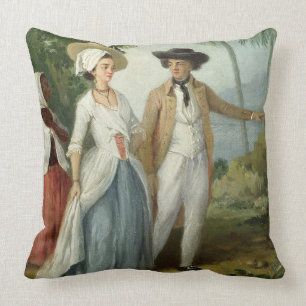 Ein Pflanzer und seine Ehefrau, teilgenommen von Kissen