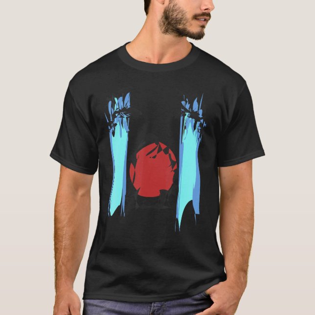 Ein Phantastisches Abstraktes Gesicht 1 T-Shirt (Vorderseite)