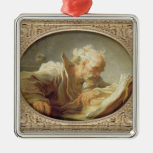 Ein Philosoph, c.1764 Silbernes Ornament
