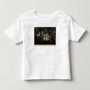 Ein Philosoph, der ein Experiment auf der Luft Pum Kleinkind T-shirt