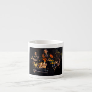 Ein Philosoph hält einen Vortrag über das Planetar Espressotasse