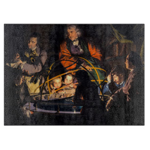 Ein Philosoph hält einen Vortrag über das Planetar Schneidebrett