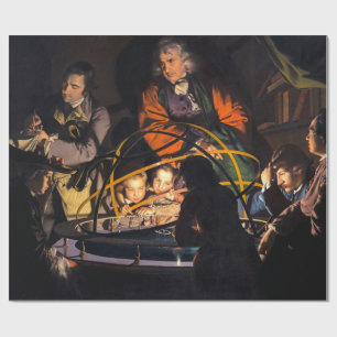 Ein Philosoph unterrichtet am Orrery-Sonnensystem Geschenkpapier