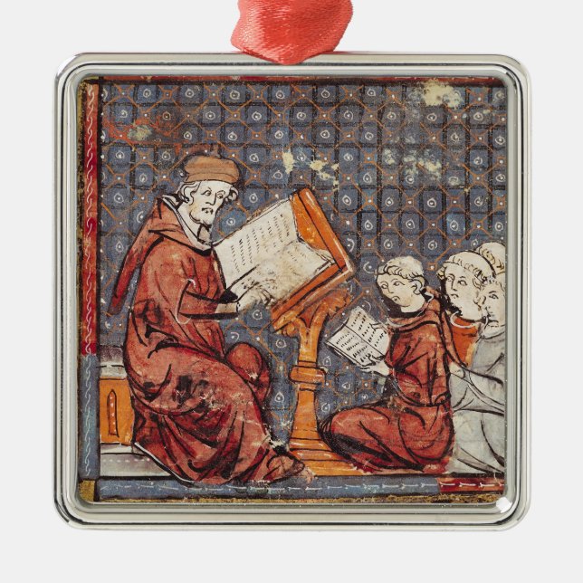 Ein Philosophenunterricht in Paris Silbernes Ornament (Vorne)