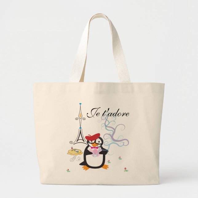 Ein Pinguin in der Pariser Tasche (Vorne)
