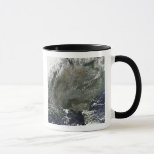 Ein pinradähnliches Muster von Hochdruckwolken Tasse