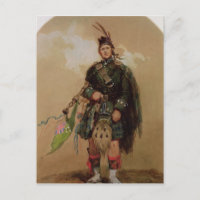 Ein Piper der 79. Highlander in Chobham