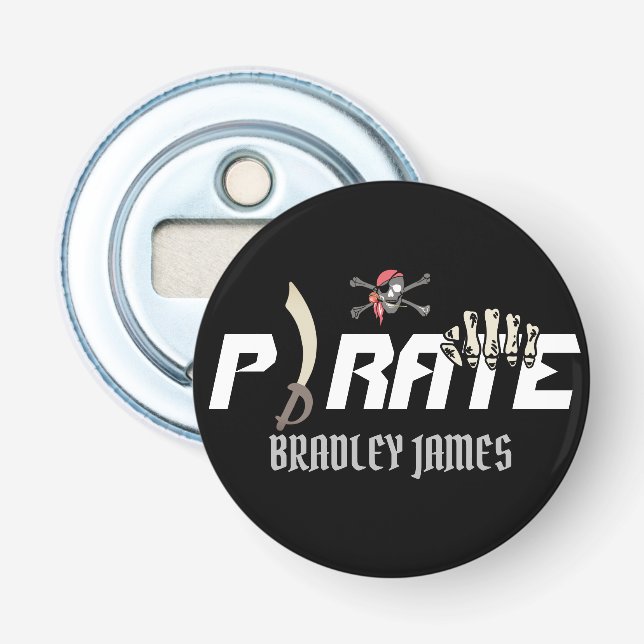 Ein Pirat | International Talk Like a Pirate Day Flaschenöffner (Vorderseite)