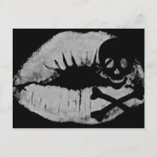 Ein Piratenkuss Postkarte