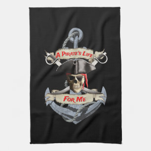 Ein Piratenleben für mich Geschirrtuch