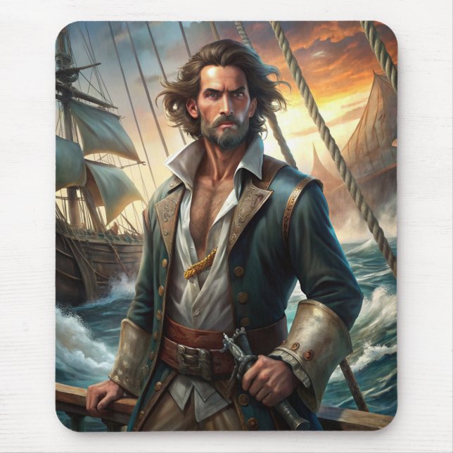 Ein Piratenschiff Mousepad (Vorne)