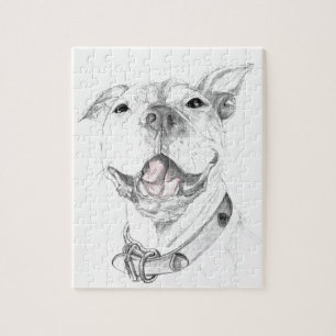 Ein Pitbull-Lächeln Puzzle