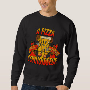 Ein Pizza-Kenner, ein elegantes cooles Papa-Gesche Sweatshirt