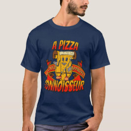 Ein Pizza-Kenner, ein elegantes cooles Papa-Gesche T-Shirt