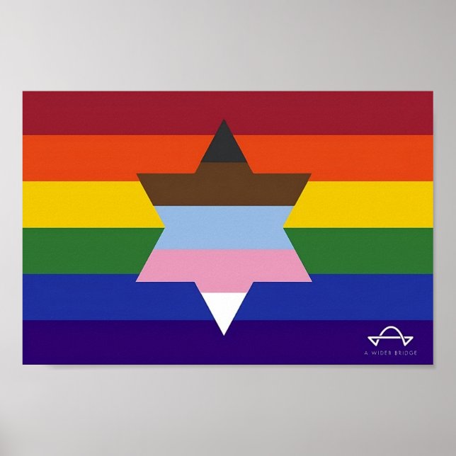 Ein Plakat für eine größere Brücke (Vorne)