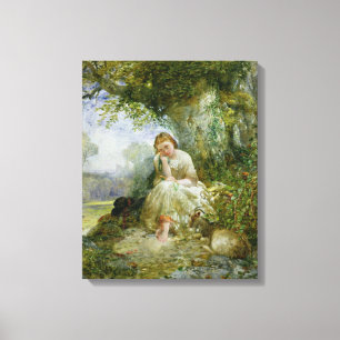 Ein Platz für Reflexion Leinwanddruck