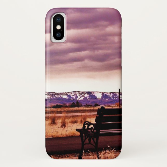 Ein Platz mit einem View-Speck-Fall Case-Mate iPhone Hülle (Rückseite)