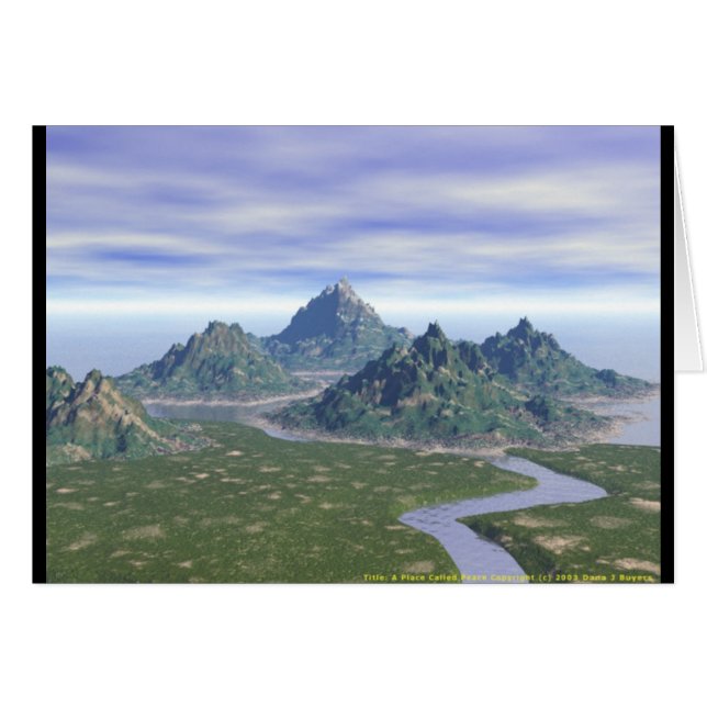 Ein Platz rief Peace an (Vorderseite (Horizontal))