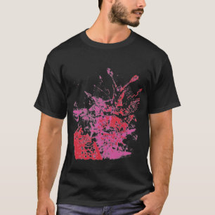 Ein Platz, zum des Fremd-abstrakten T-Shirts zu