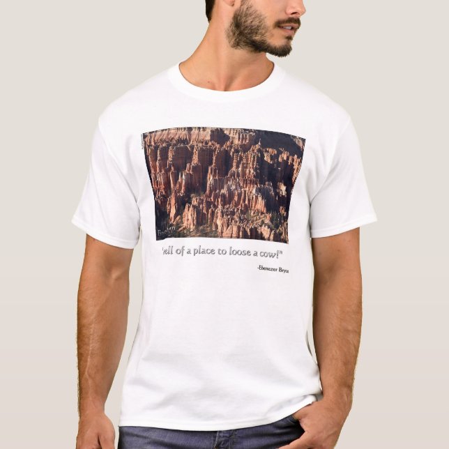 "ein Platz, zum einer Kuh zu lösen! " T-Shirt (Vorderseite)