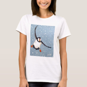 "Ein Playful Puffin-" Damen-Baby - Puppe T-Shirt