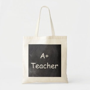 Ein Plus-Teacher Chalkboard Design-Geschenk Tragetasche
