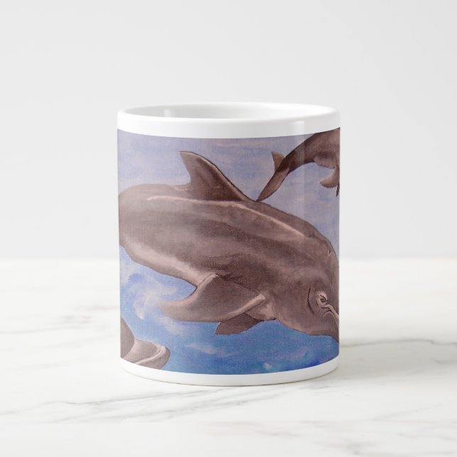 Ein Pod der spielerischen Springdeln Jumbo-Tasse (Vorderseite)