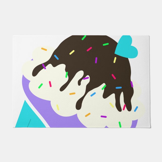 Ein Pokal voller Süße Fußmatte (Vorderseite)