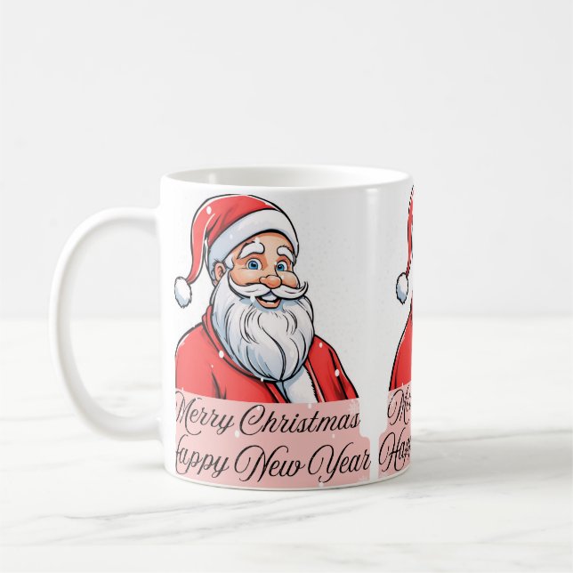 Ein Portrait des Weihnachtsmannes Kaffeetasse (Links)