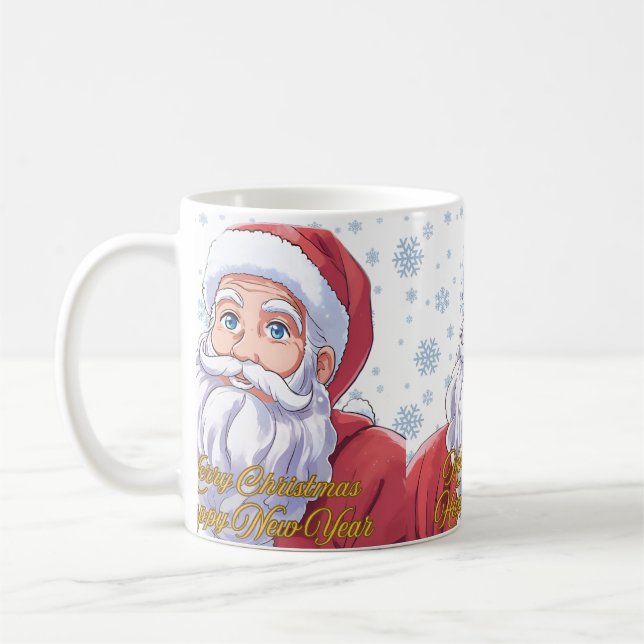 Ein Portrait des Weihnachtsmannes Kaffeetasse (Links)