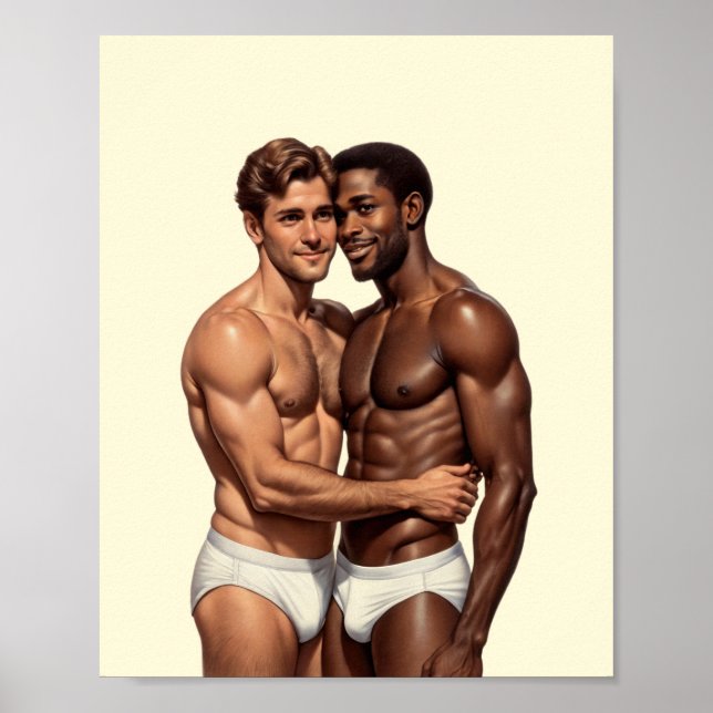 Ein Porträt vereinter Männlichkeit Poster (Vorne)