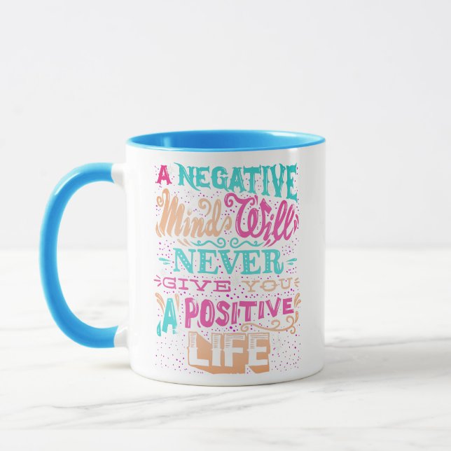 Ein positives Leben Tasse (Links)