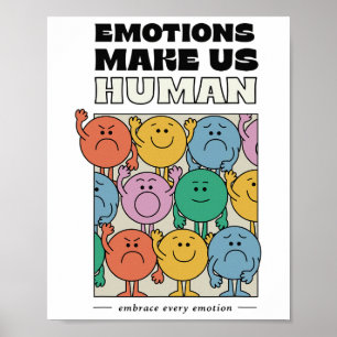 Ein positives Zitat über die psychische Gesundheit Poster