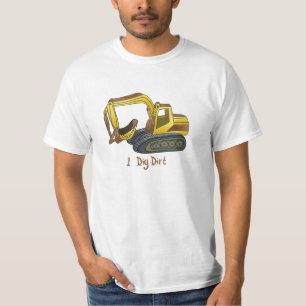 Ein Power-Shovel gräbt Erde T-Shirt