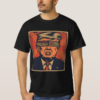 Ein Präsident, der von mentalen Fragen geblendet w T-Shirt