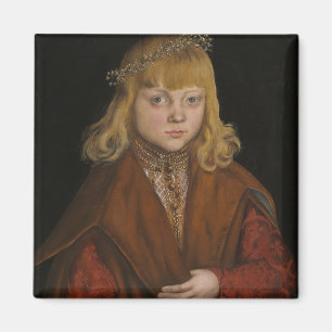 Ein Prinz von Sachsen, c.1517 (Öl auf Platte) Magnet