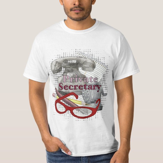 Ein Privatsekretär T-Shirt (Vorderseite)