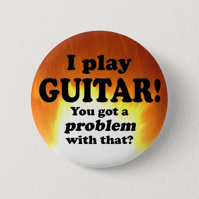 Ein Problem damit got, Gitarre Button (Vorderseite)