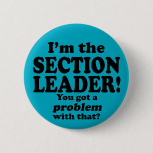 Ein Problem mit diesem, Abschnitt Leader got Button